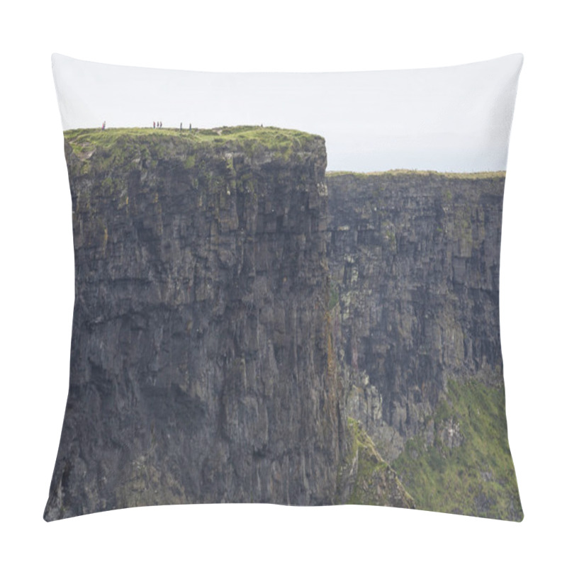 Personality  Landscape On The Cliffs Of Moher In Ireland Pillow Covers