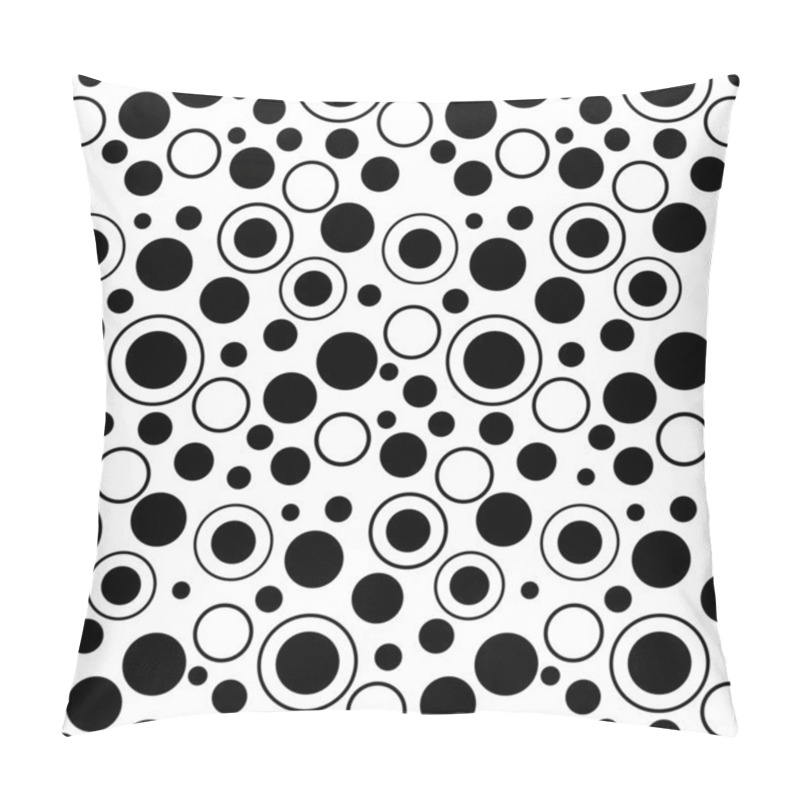 Personality  Seamless Circle Pattern. Pillow Covers