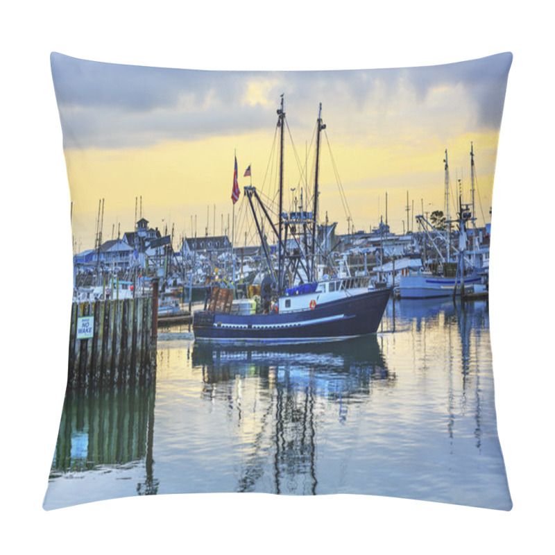 Personality  Large Fishing Boat Westport Grays Harbor Washington State Pillow Covers