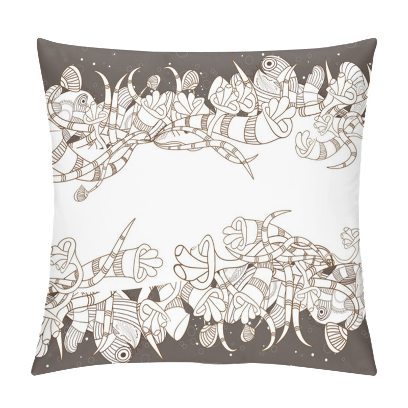 Personality  Doodle Florals Background Pillow Covers