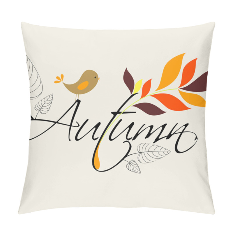 Personality  Cute Autumn Illustration Pillow Covers