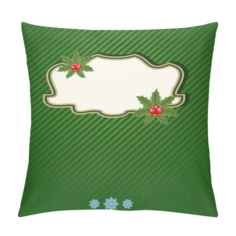 Personality  Christmas Holiday Card, Ornamental Design Elements Pillow Covers