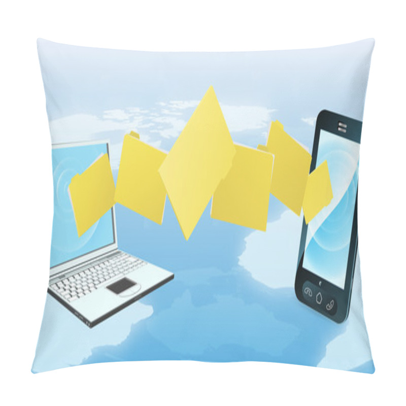 Personality  Laptop Phone Folder Transfer Pillow Covers