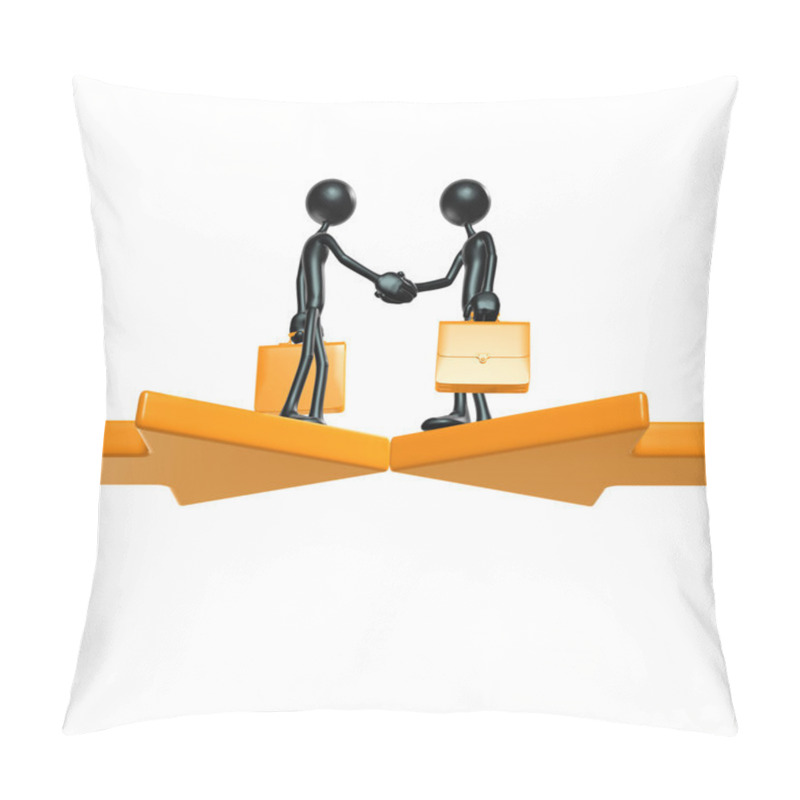 Personality  Meeting Merger Arrows Pillow Covers