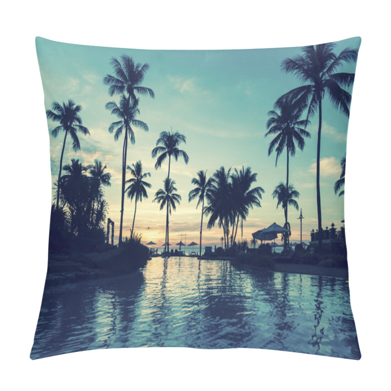 Personality  Amazing Tropical Marine Beach. Pillow Covers