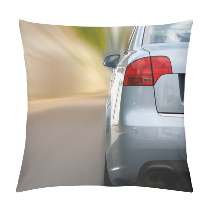 Personality  Car In Motion Pillow Covers