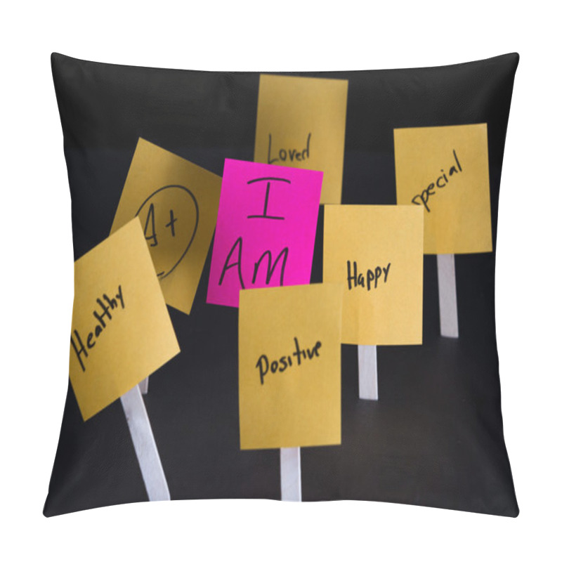 Personality  Empowering Concept Using I Am Pillow Covers