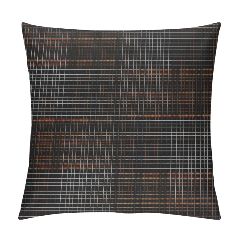 Personality  High Tech Grid Lines Background Pillow Covers