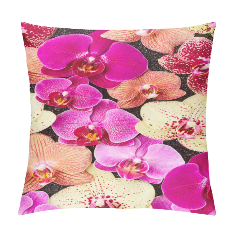 Personality  Beautiful Orchid Flowers Pillow Covers