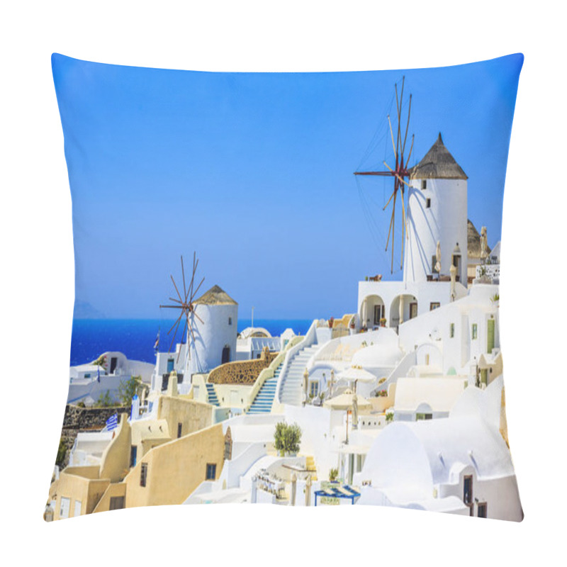 Personality  Amazing View With White Houses  Pillow Covers