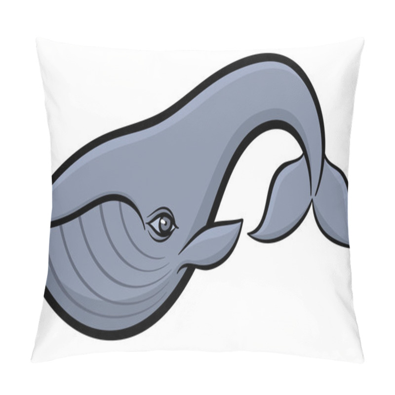 Personality  Hand Drawn Whale Pillow Covers