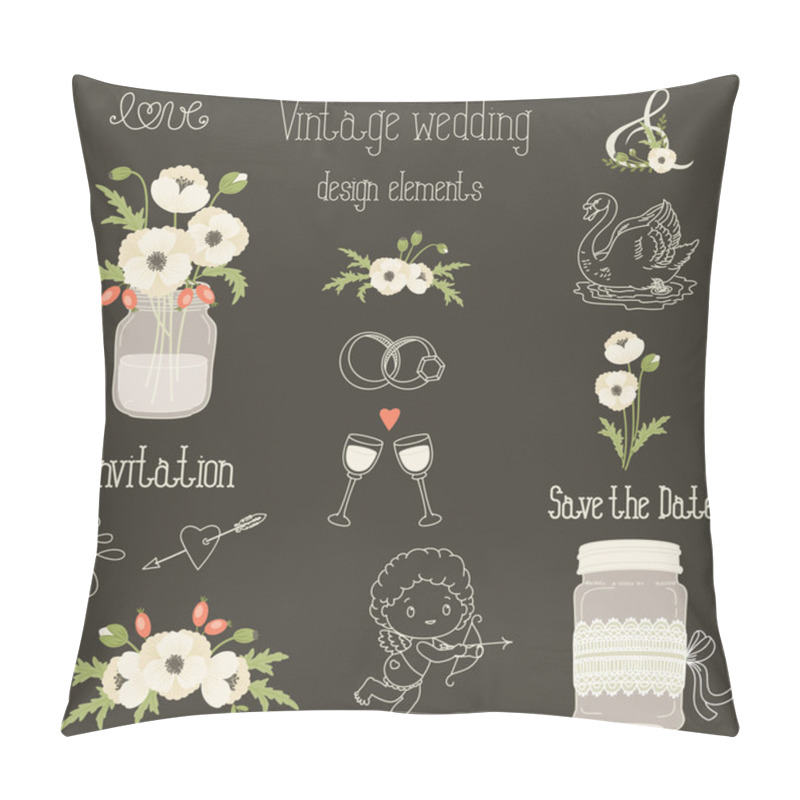 Personality  Rustic Wedding Design Elements Pillow Covers