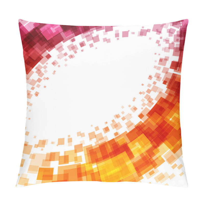 Personality  Abstract Geometric Squares Lines Vector Background. Pillow Covers