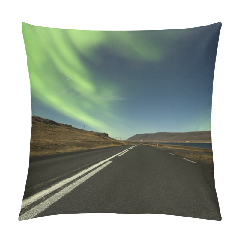 Personality  Road To Aurora Pillow Covers