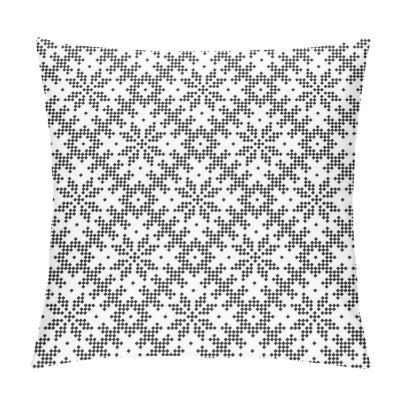 Personality  Seamless Embroidered National Ornament Vector Pillow Covers