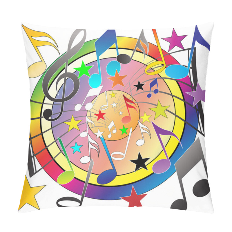 Personality  Musical Background Pillow Covers