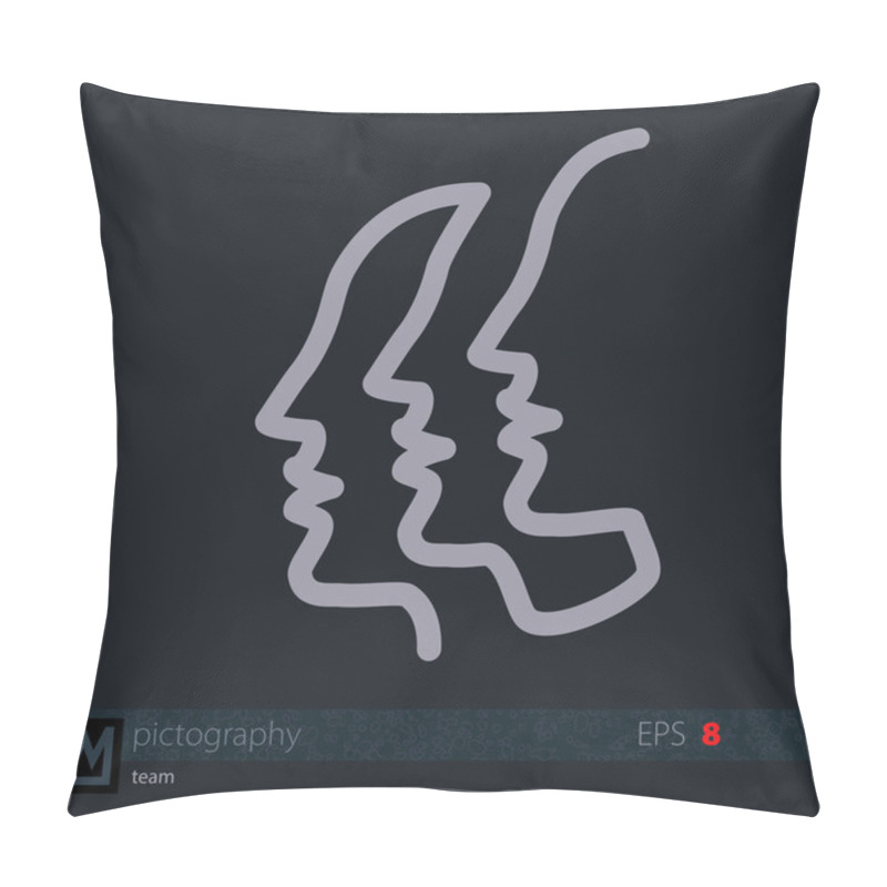 Personality  Group Icon Pillow Covers