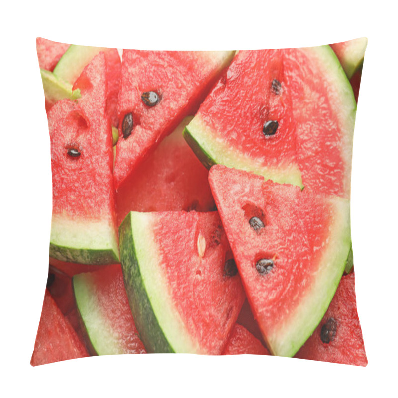 Personality  Sweet Watermelon Slices, Closeup Pillow Covers