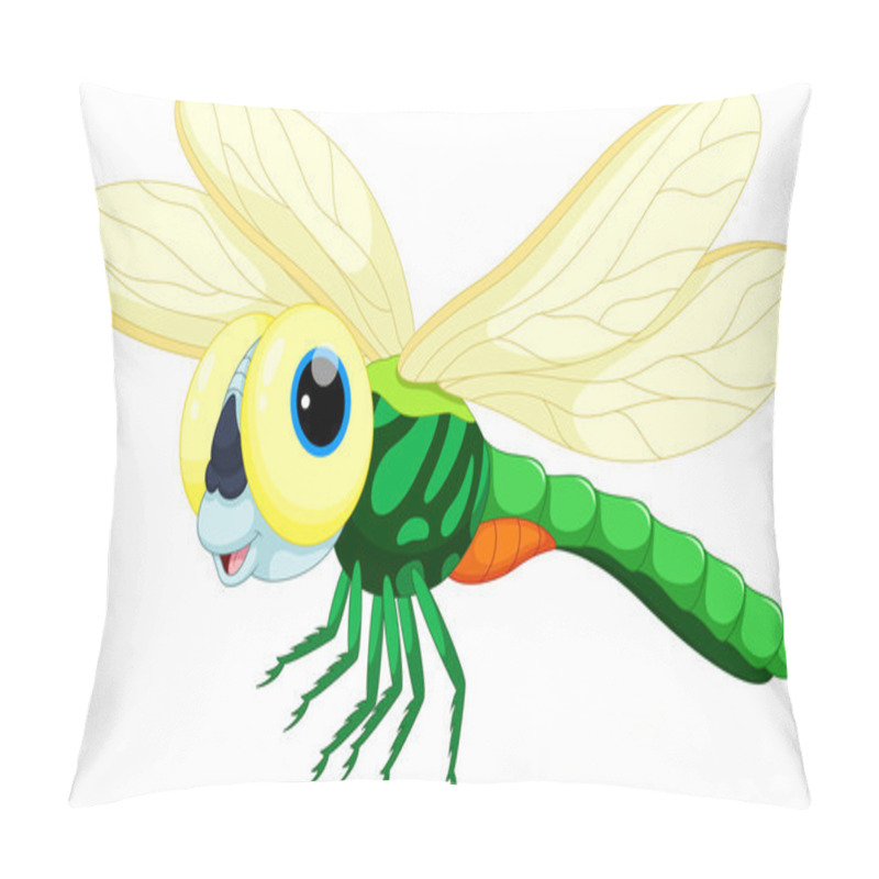 Personality  Cute Dragonfly Cartoon  Pillow Covers