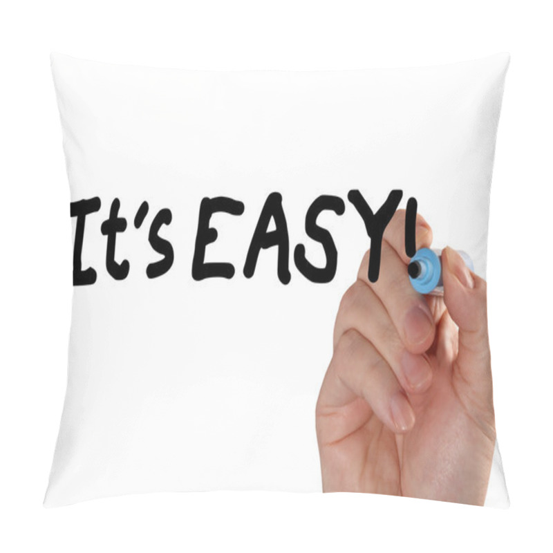 Personality  It's Easy Hand Marker Pillow Covers