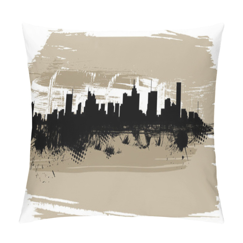 Personality  The City Silhouette Pillow Covers