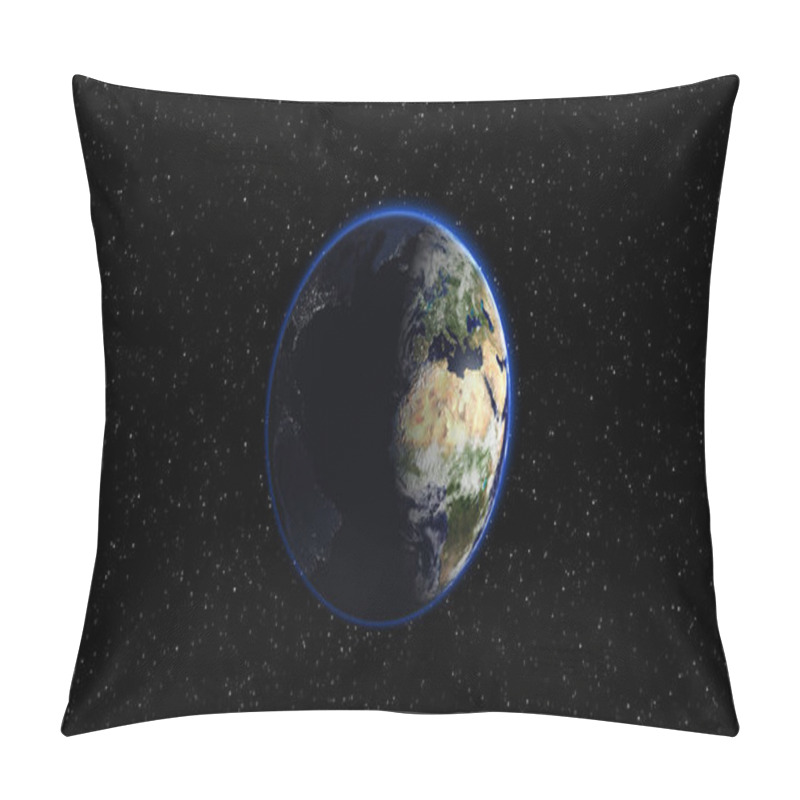 Personality  Planet Earth In Space. Pillow Covers