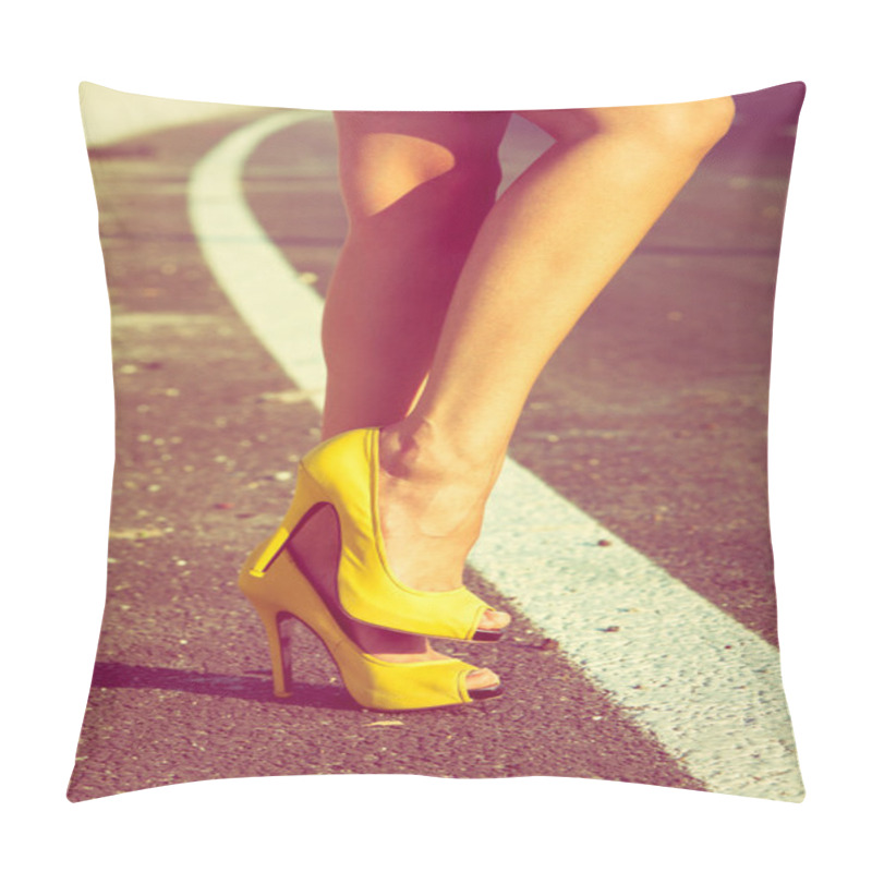 Personality  High Heel Shoes Pillow Covers