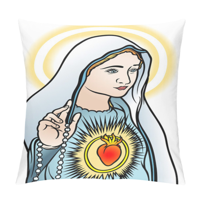 Personality  Virgin Mary Pillow Covers