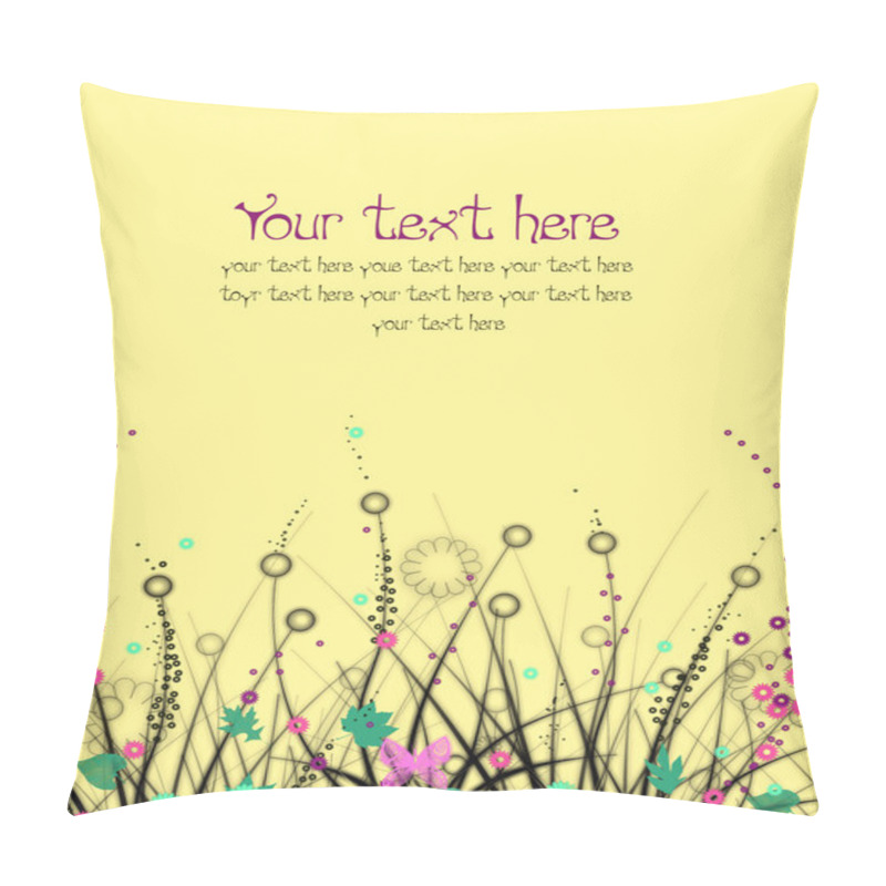 Personality  Abstract Floral Background Pillow Covers