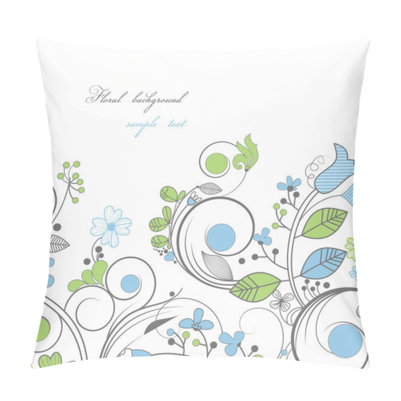 Personality  Vector Floral Border Pillow Covers