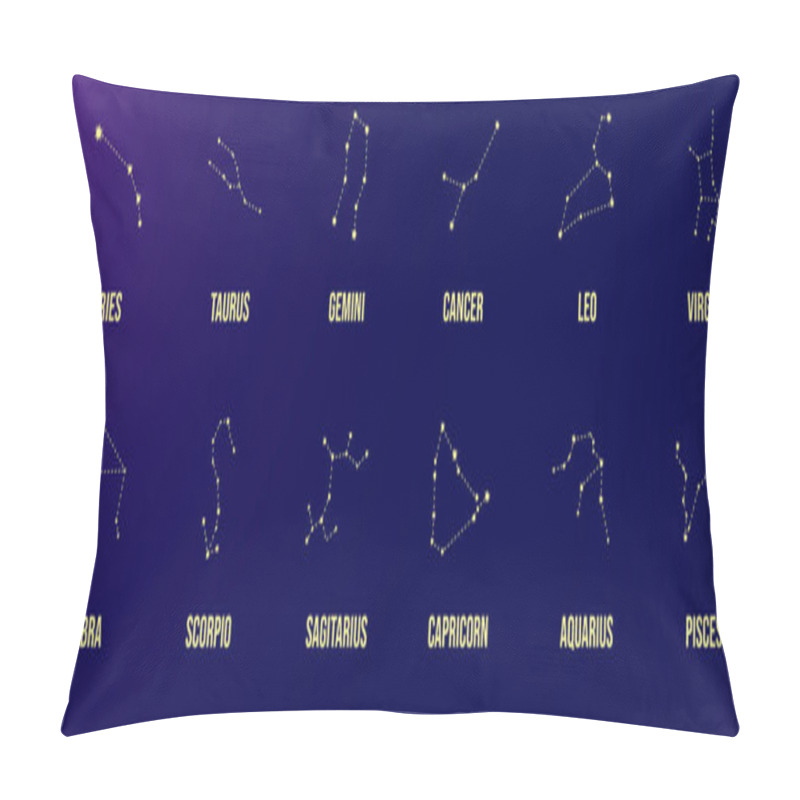 Personality  Astrology Star Sign Zodiac Horoscope Pillow Covers