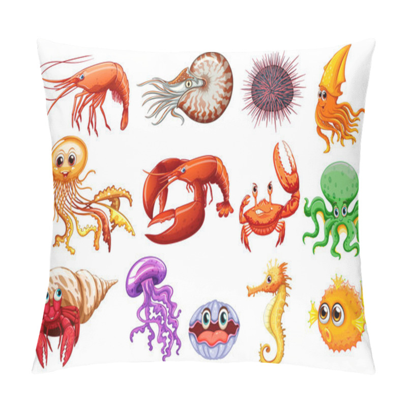 Personality  Sea Animals Pillow Covers