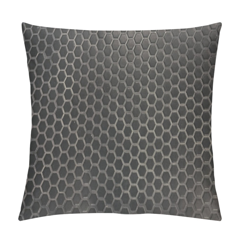 Personality  Interior Design Hexagon Marble Black Tile Pillow Covers