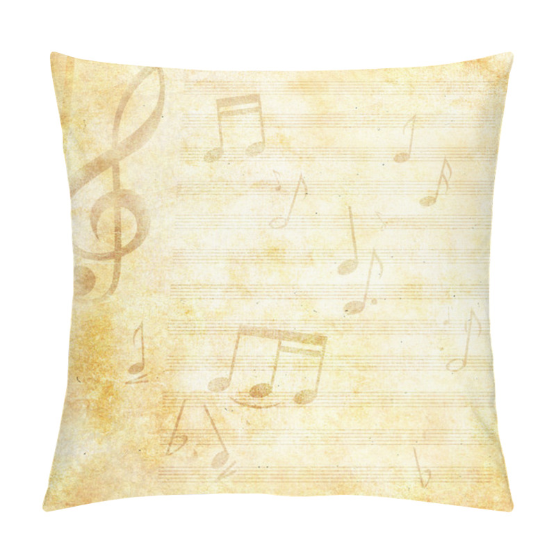 Personality  Grunge Musical Background Pillow Covers