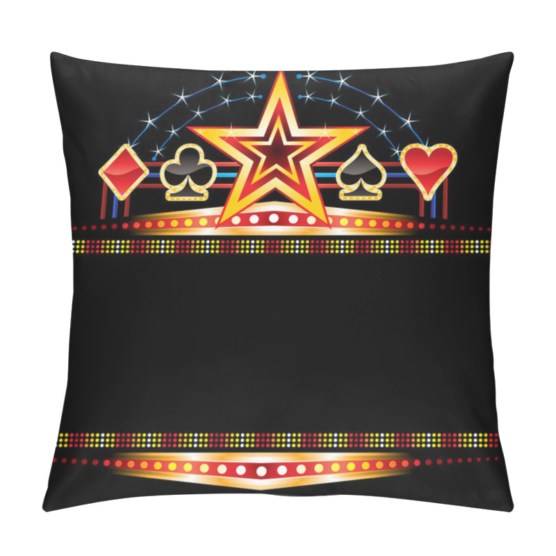 Personality  Casino Neon Pillow Covers