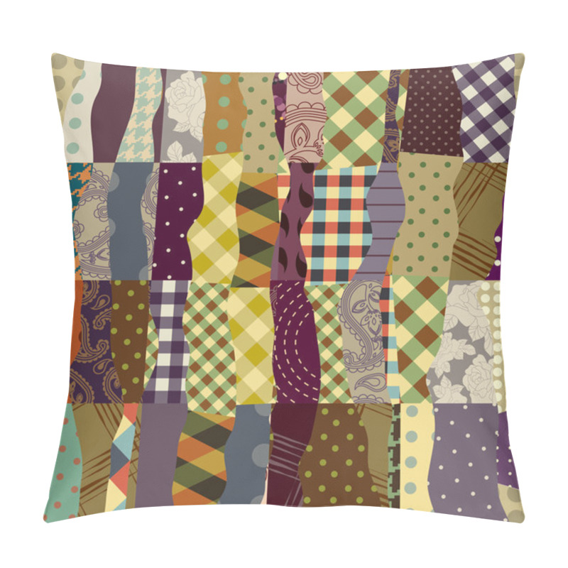 Personality  Geometric Pattern In Patchwork Style. Pillow Covers