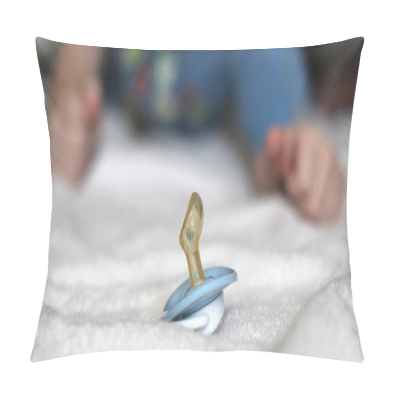 Personality  Baby Pacifier And Baby Sleeping, Close Up Pillow Covers