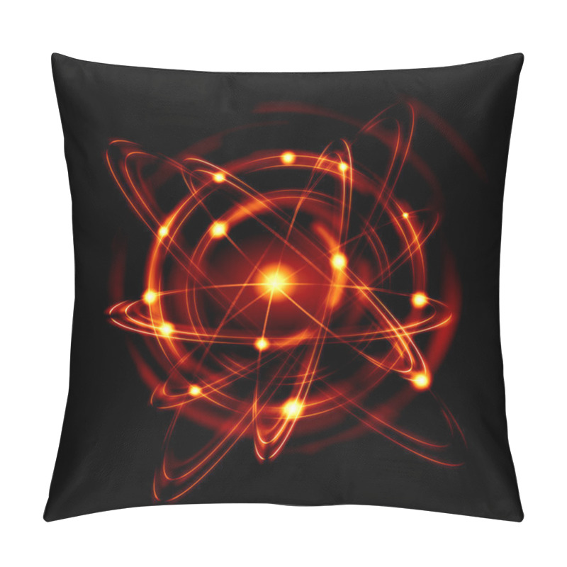 Personality  Atom Image Pillow Covers