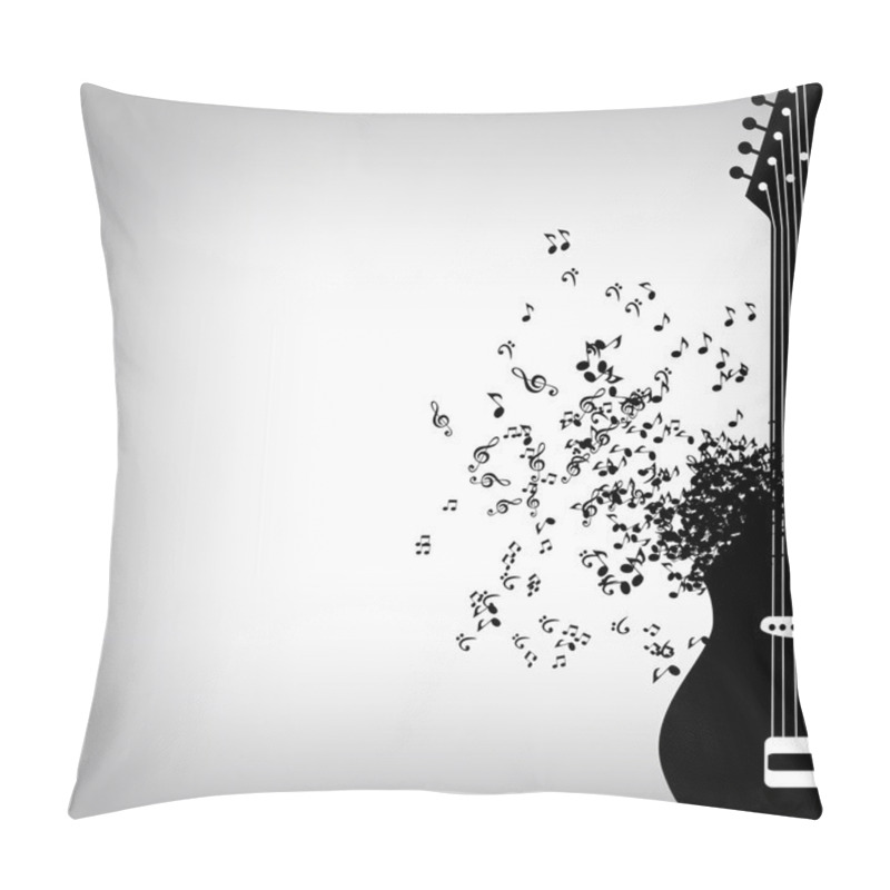 Personality  Abstract Music Background Vector Illustration For Your Design Pillow Covers