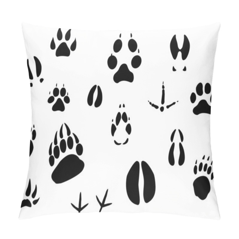 Personality  Animal Footprints Pillow Covers