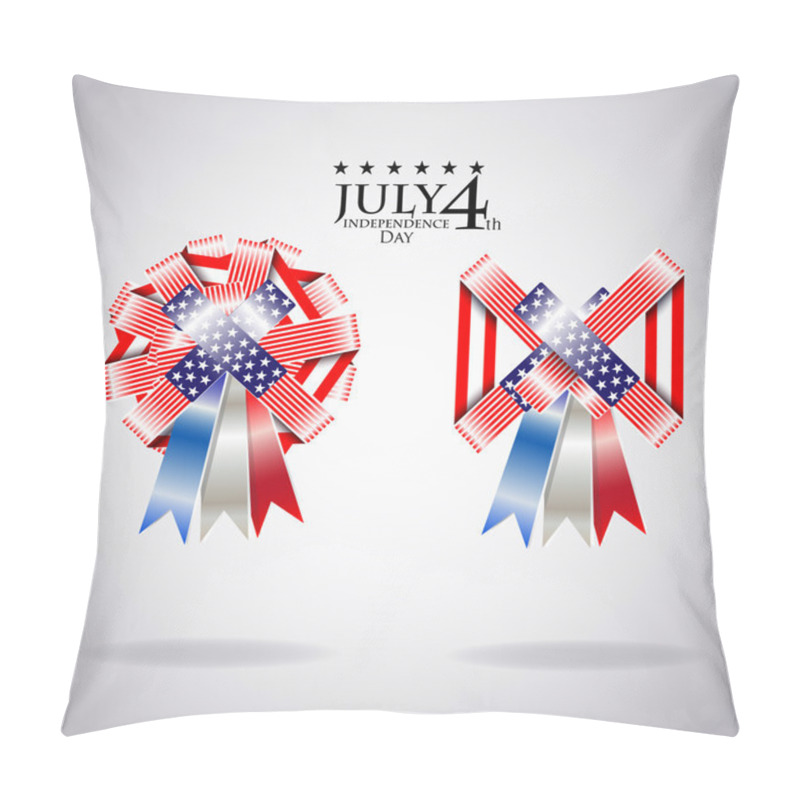 Personality  USA Independence Day Illustration Pillow Covers