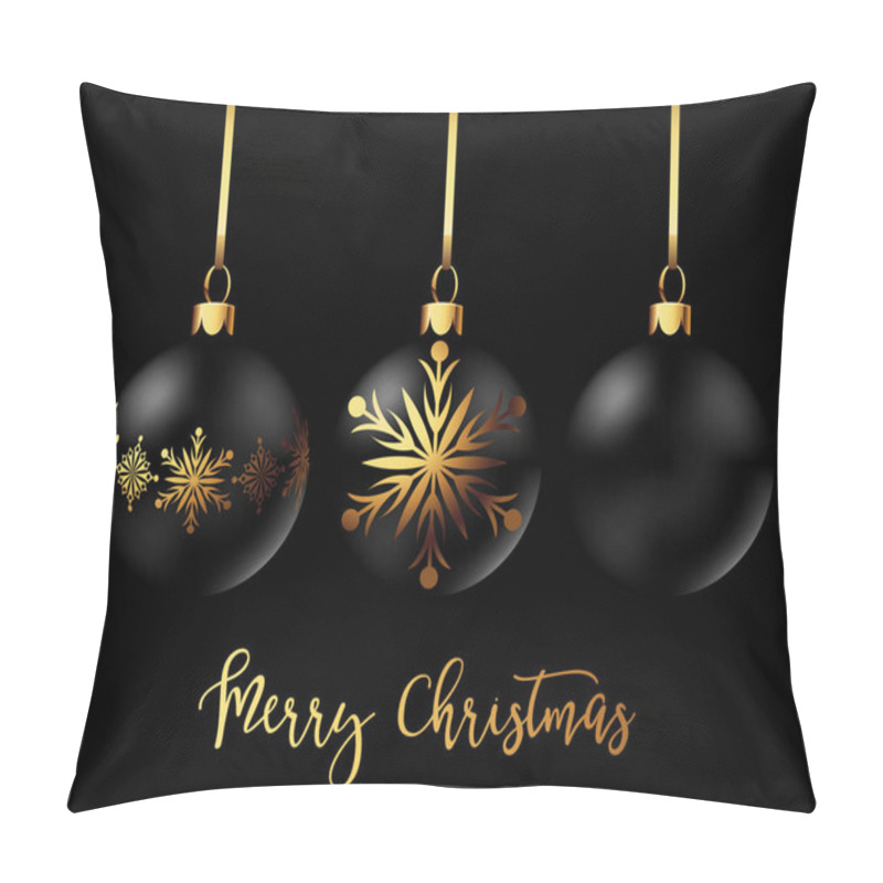 Personality  Christmas Balls Greeting Card Pillow Covers