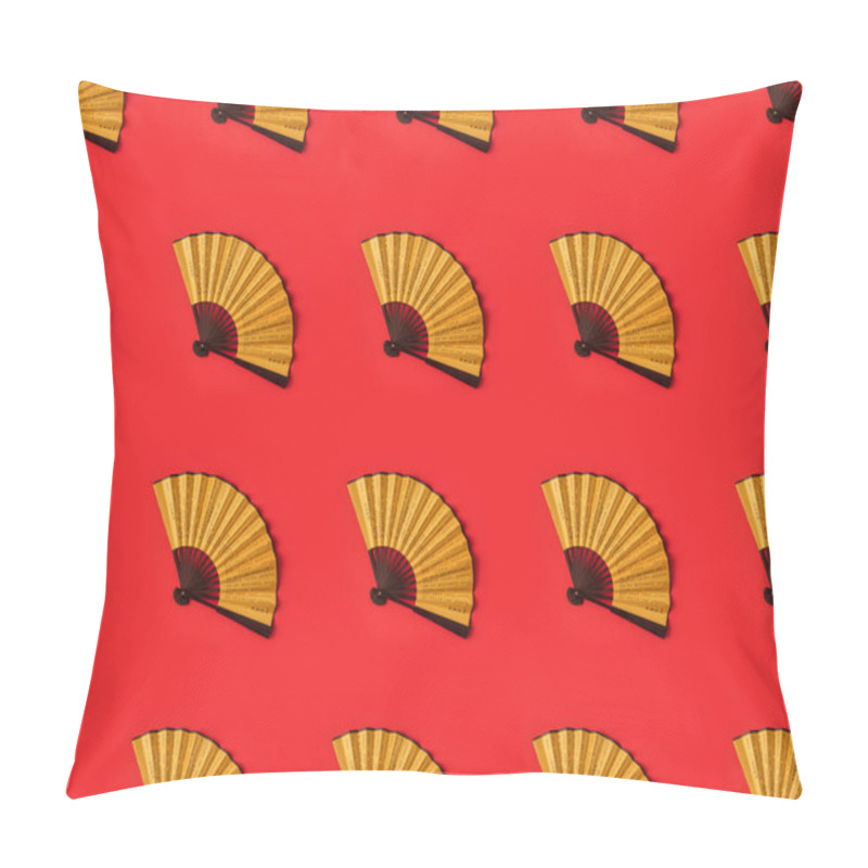 Personality  Oriental Fans Pattern Pillow Covers