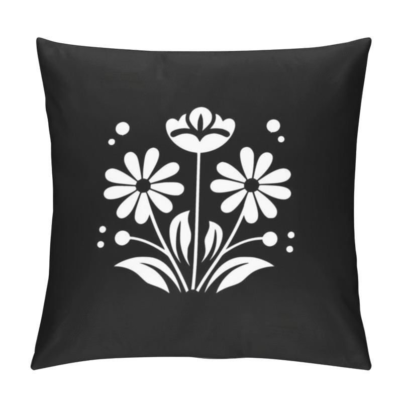 Personality  Flowers - High Quality Vector Logo - Vector Illustration Ideal For T-shirt Graphic Pillow Covers