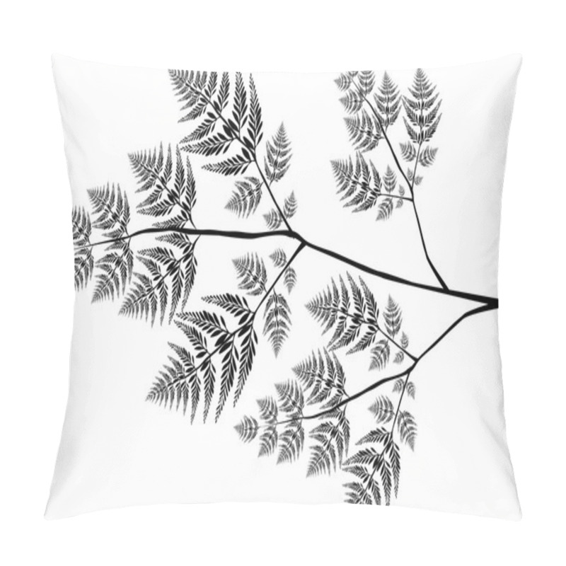 Personality  Tree Branch With Leaves Pillow Covers