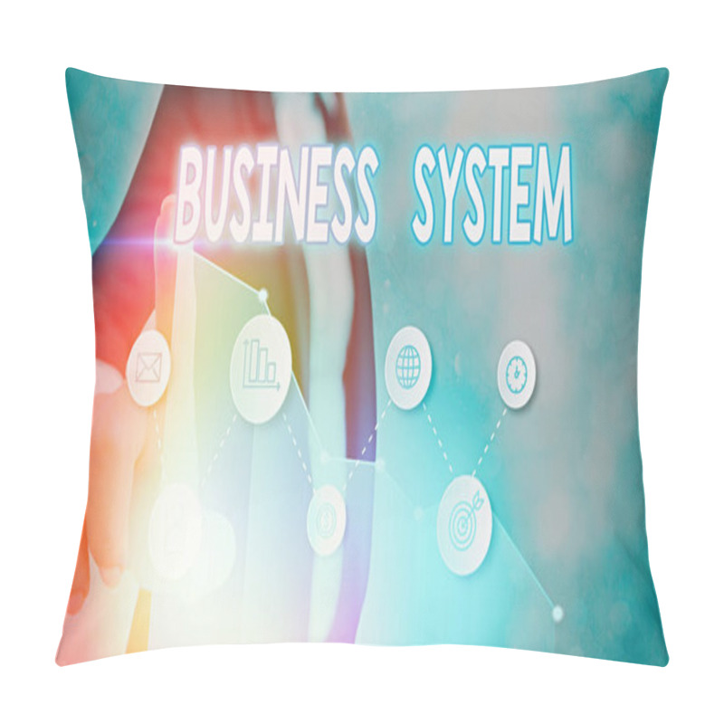 Personality  Handwriting Text Business System. Concept Meaning A Method Of Analyzing The Information Of Organizations. Pillow Covers