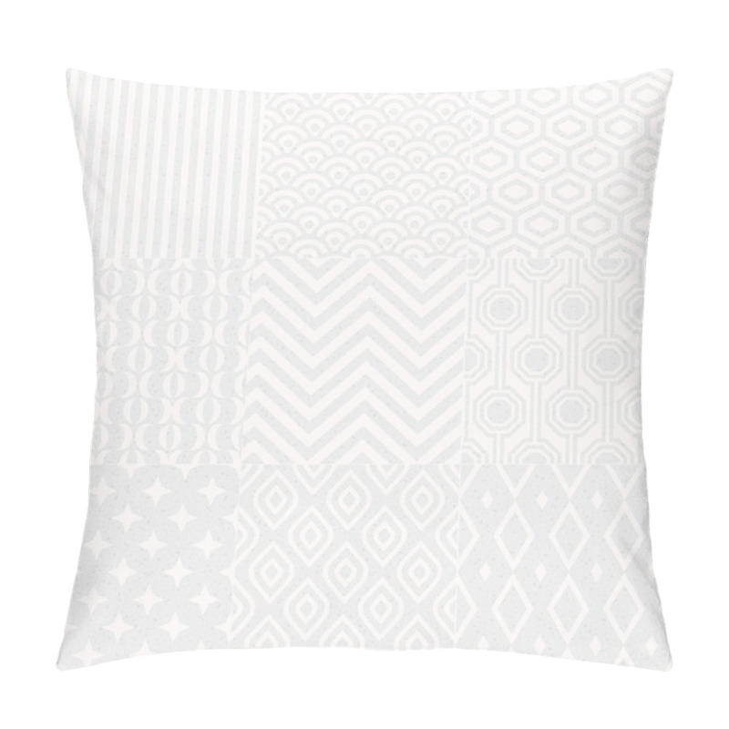 Personality  Seamless Geometric Pattern Grain Paper Texture Pillow Covers