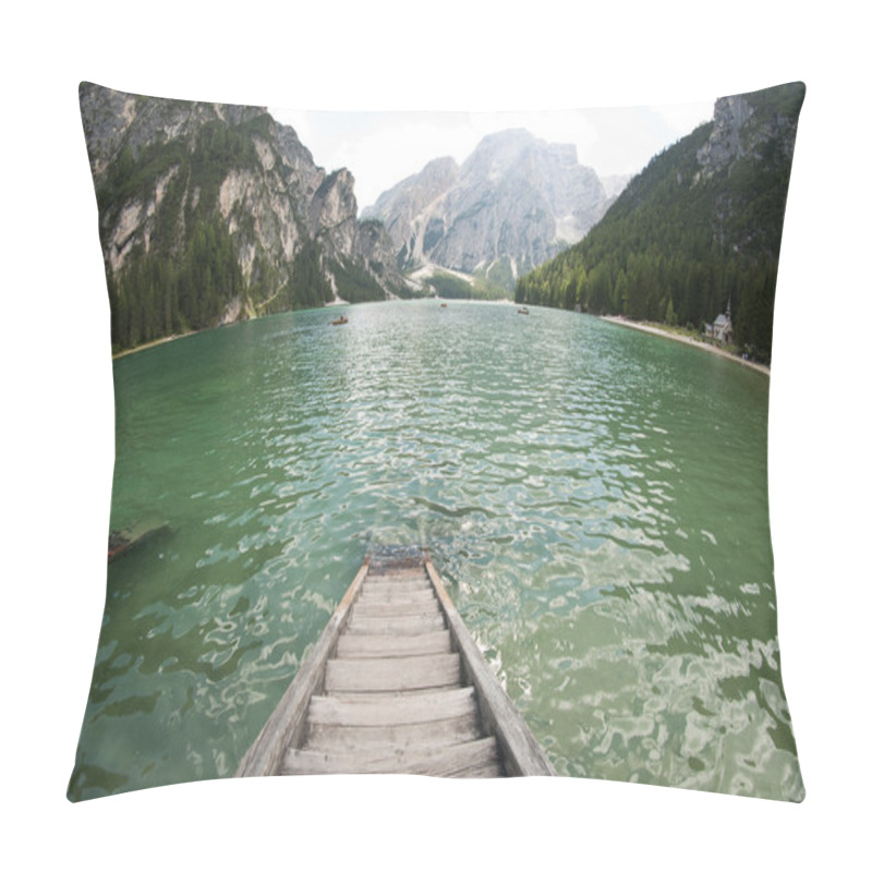 Personality  Braies Lake, Italy Pillow Covers