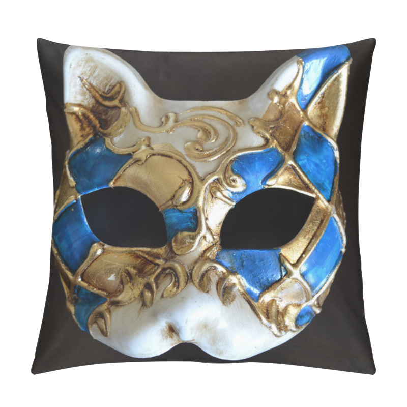 Personality  Venetian Mask In The Form Of Cat Muzzle Pillow Covers