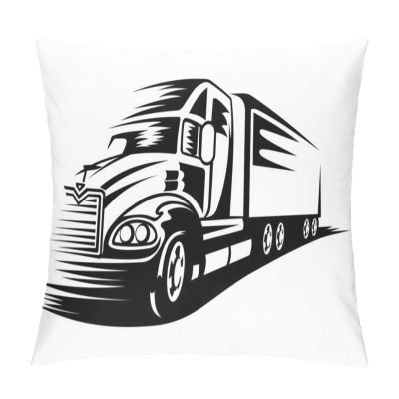 Personality  Moving Truck Pillow Covers